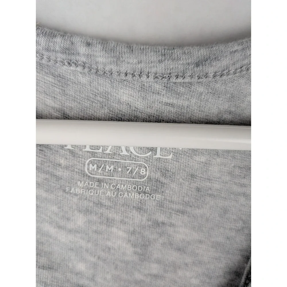 Kids The Childrens Place Gray Graphic Tank Top Be Kind Be Cool Be True Size  7 8